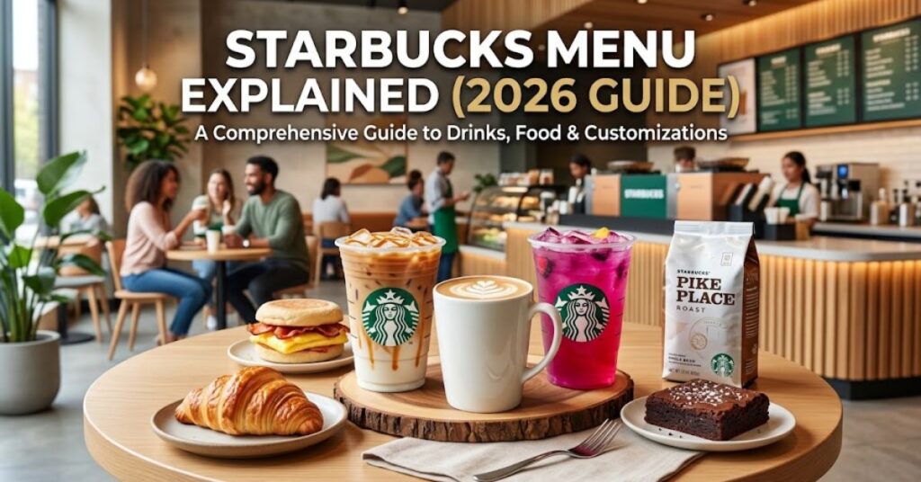 Starbucks menu